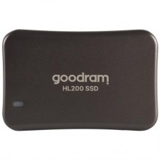 SSD external, USB 3.2 Gen2 Type-C 256Gb, GoodRAM HL200, Black, чорний, Retail