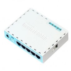 Маршрутизатор Mikrotik hEX RB750Gr3 with Dual Core 880MHz MHz CPU, 256MB RAM, 5 Gigabit LAN ports, U