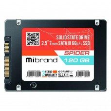 SSD диск Mibrand Spider (2.5",120 GB,SATAIII,550 Mb/s,460 Mb/s,3D NAND TLC)