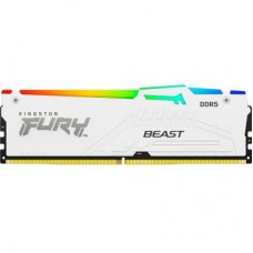 Пам`ять ПК Kingston DDR5 32GB 5600 FURY Beast RGB EXPO Білий