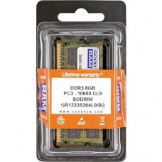 Модуль памяти SO-DIMM 8Gb/1333 DDR3 GOODRAM (GR1333S364L9/8G)