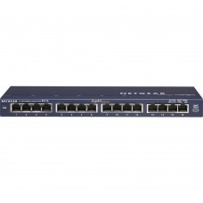 Комутатор NETGEAR GS116GE 16xGE, Некерований