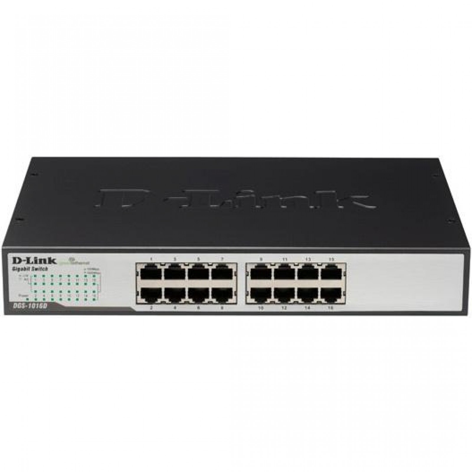 Комутатор D-Link DGS-1016D 16xGE, Некерований