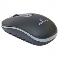 Мишка REAL-EL RM-303 black-grey