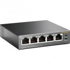 Коммутатор PoE 5 port 1000Mbit TP-Link TL-SG1005P (1xGE, 4xGE PoE, неуправляемый, металический)