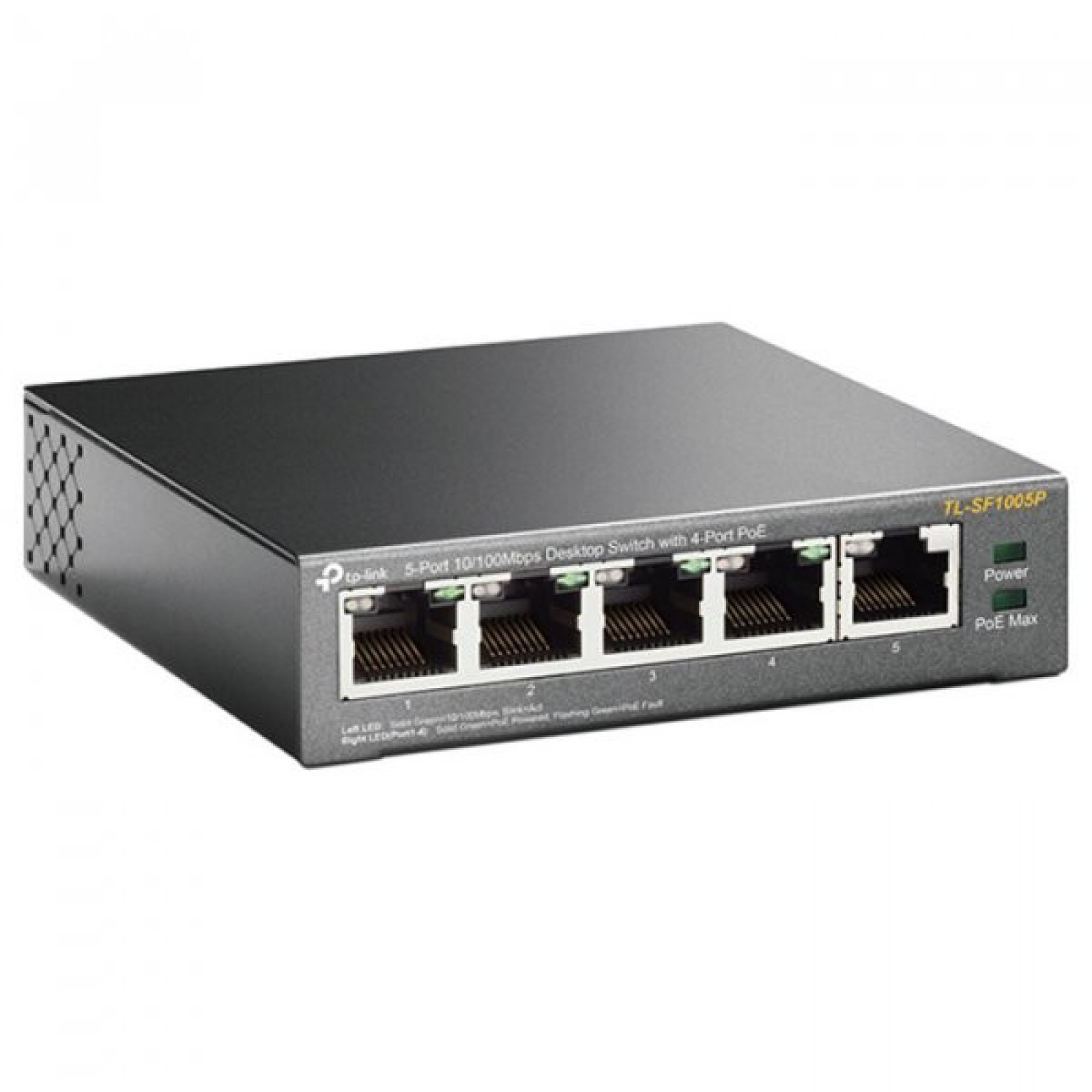 Комутатор  NET SWITCH 5PORT 10/100M       4P POE TL-SF1005P TP-LINK