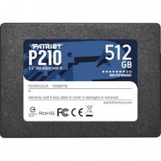 Накопитель SSD  512GB Patriot P210 2.5` SATAIII TLC (P210S512G25)