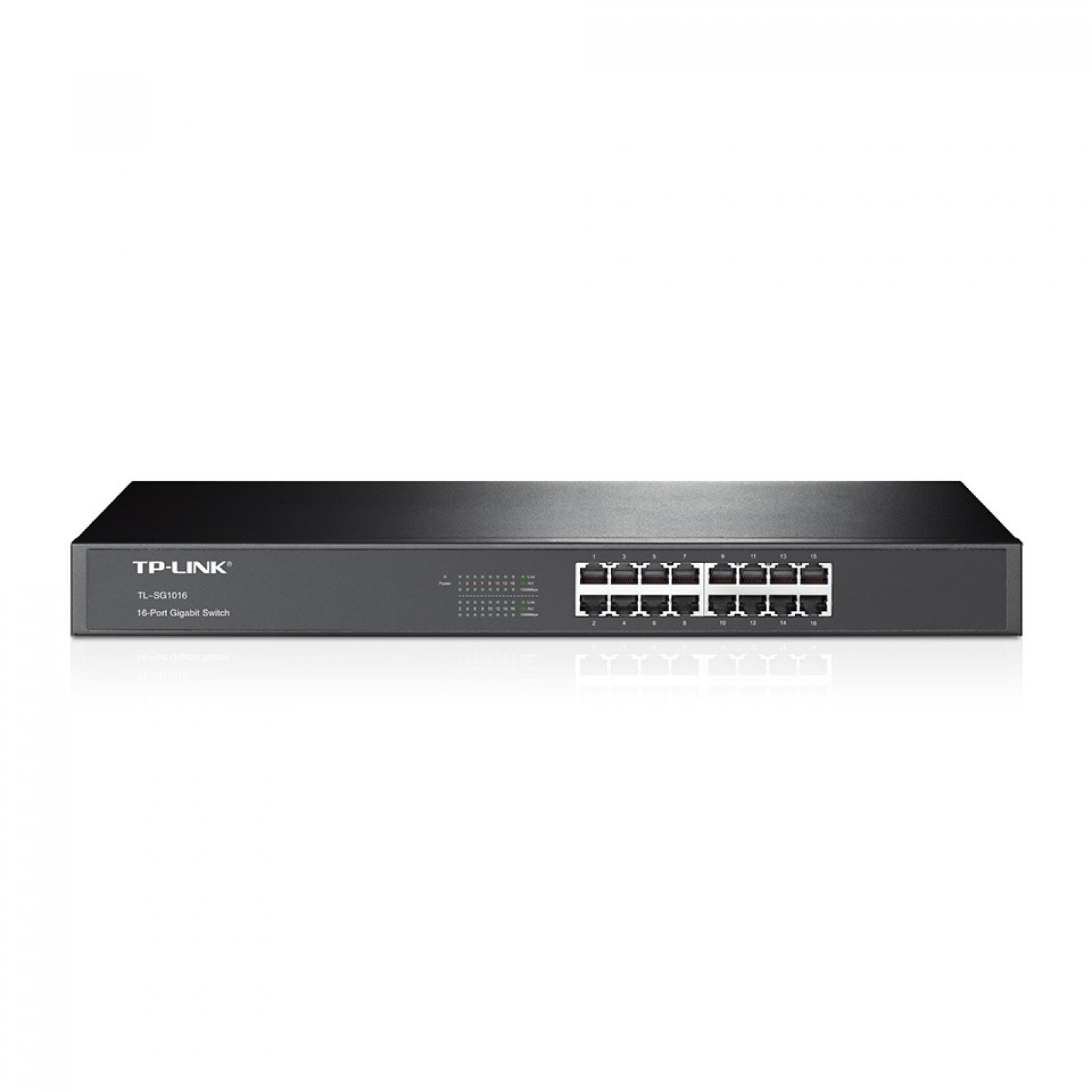 Комутатор TP-Link TL-SG1016, 16 портовий, 10/100/1000, 19`