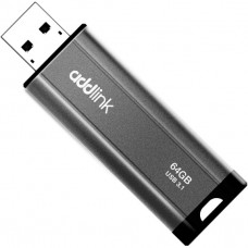 USB флеш накопичувач AddLink 64GB U65 Gray USB 3.1 (ad64GBU65G3)