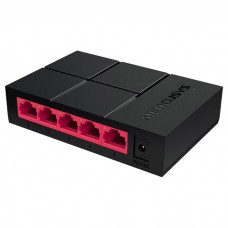 Коммутатор 5 port 1000Mbit Mercusys MS105G (5x10/100/1000 Mb/s, неуправляемый)