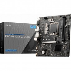 Материнская плата MSI Pro H610M-G (s1700, H610, DDR5, MicroATX)