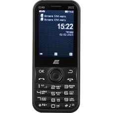 Мобильный телефон 2E E240 2022 Dual Sim Black (688130245159)