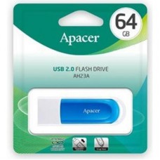 USB флеш накопичувач Apacer 64GB AH23A White USB 2.0 (AP64GAH23AW-1)