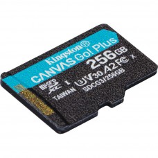 Карта пам\'яті Kingston 256GB microSDXC class 10 A2 U3 V30 Canvas Go Plus (SDCG3/256GBSP)