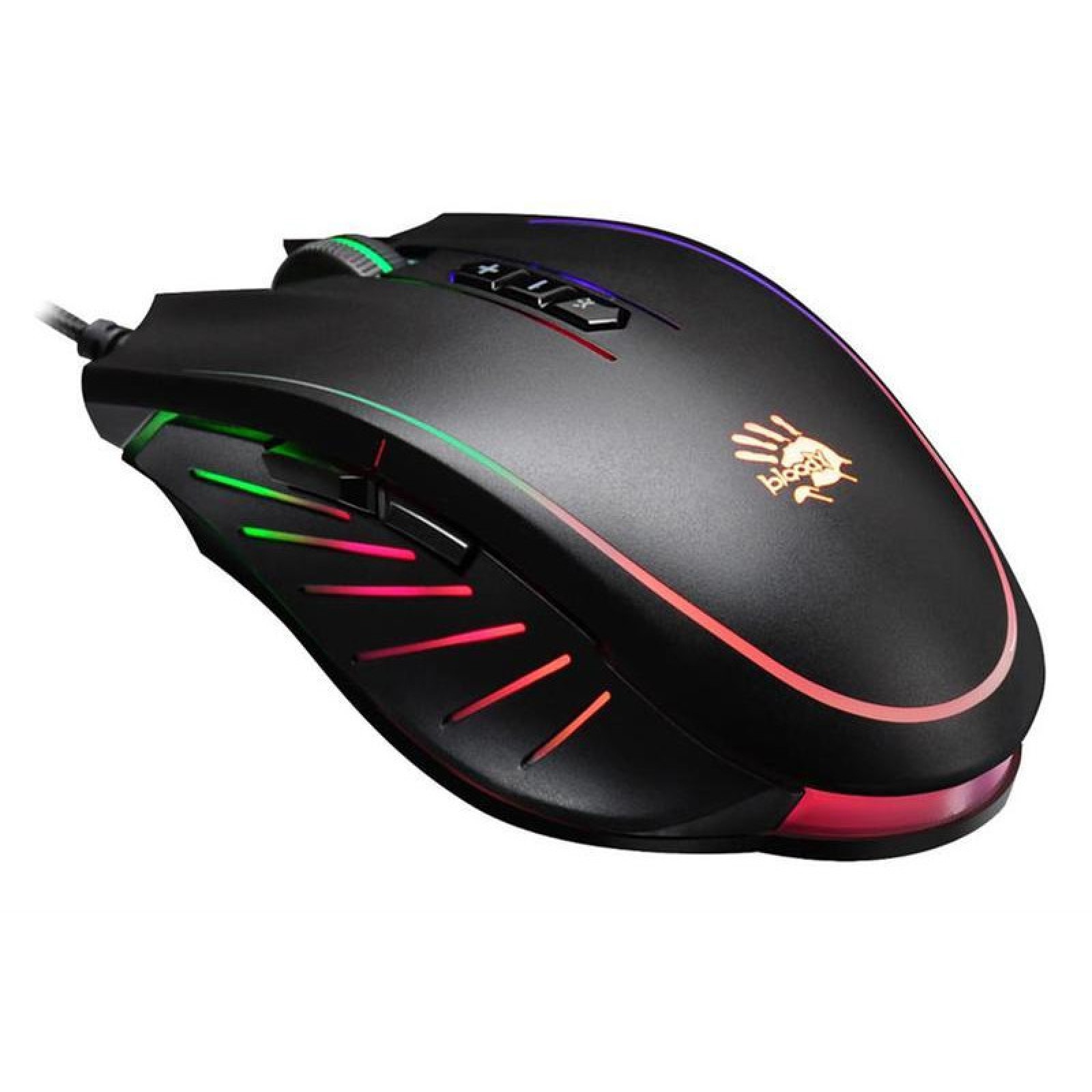Мишка A4Tech Bloody Q81 Neon XGlide Curve Black