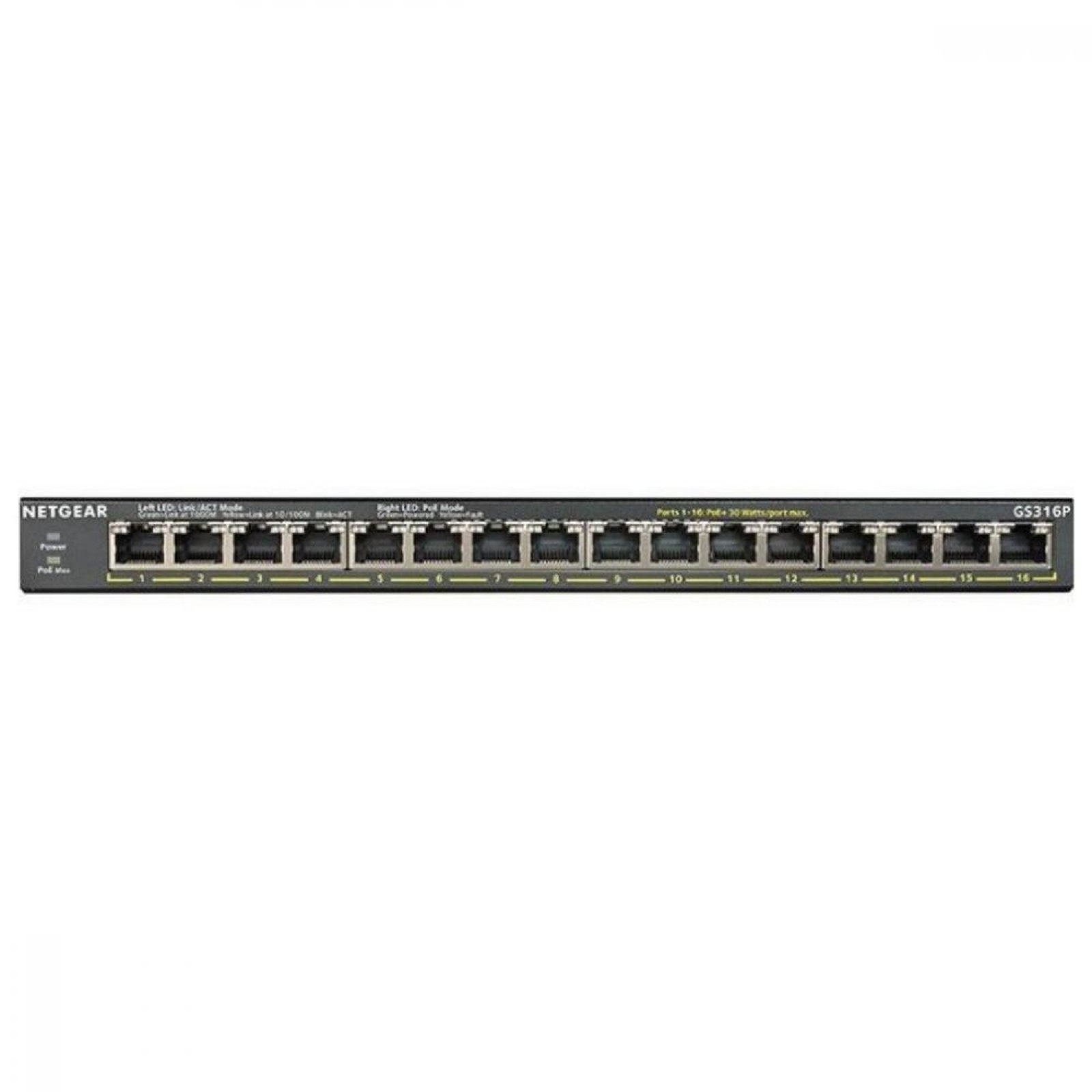 Комутатор мережевий Netgear GS316P-100EUS