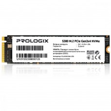 Накопитель SSD  256GB Prologix S380 M.2 2280 PCIe 3.0 x4 NVMe TLC (PRO256GS380)