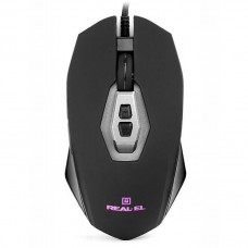 Мишка REAL-EL RM-525 Black