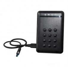 Внешний карман Frime SATA HDD/SSD 2.5", USB 3.0, AES256 bit encryption Black (FHEE10025U30)