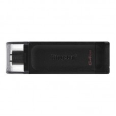 Флеш-накопитель USB3.2 64GB Type-C Kingston DataTraveler 70 Black (DT70/64GB)