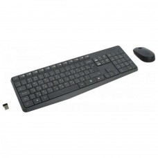 Комплект (клавиатура, мышь) беспроводной Logitech MK235 ENG/UKR Grey (920-007931)