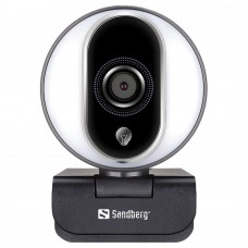 Веб-камера Sandberg Streamer Webcam Pro Full HD Autofocus Ring Light Black (134-12)