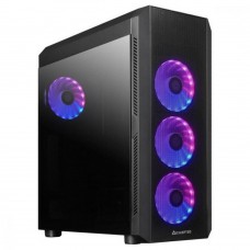 Корпус Chieftec SCORPION 4 GL-04B-OP 4x120mm A-RGB, ATX, без БЖ, Black