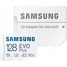 Карта пам\'яті Samsung microSDXC 128GB C10 UHS-I R130MB/s Evo Plus + SD (MB-MC128KA/EU)