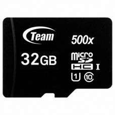 Карта памяти MicroSDHC  32GB UHS-I Class 10 Team (TUSDH32GCL10U02)