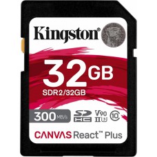 Карта пам\'яті Kingston 32GB class 10 UHS-II U3 Canvas React Plus (SDR2/32GB)
