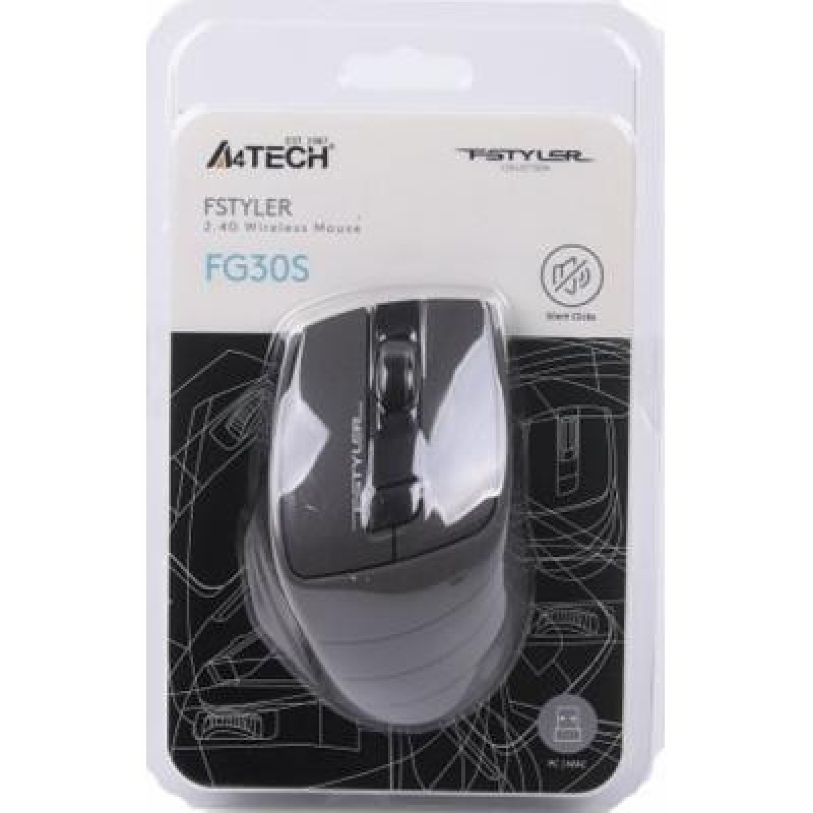 Мишка A4Tech FG30 Grey