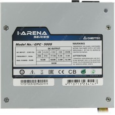 БЖ 500W Chieftec i-ARENA GPC-500S, 120 mm, 80%, bulk