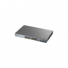 Коммутатор для видеонаблюдения ZYXEL GS1350-26HP (GS1350-26HP-EU0101F) (24xGE PoE+, 2xGE/SFP, PoE ma