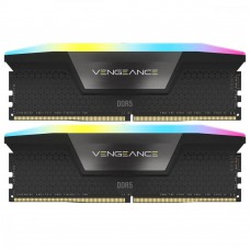Модуль пам\'яті для комп\'ютера DDR5 32GB (2x16GB) 6000 MHz Vengeance RGB Black Corsair (CMH32GX5M2E60