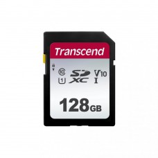Карта пам\'яті Transcend 128GB SDXC class 10 UHS-I U1 V10 (TS128GSDC300S)