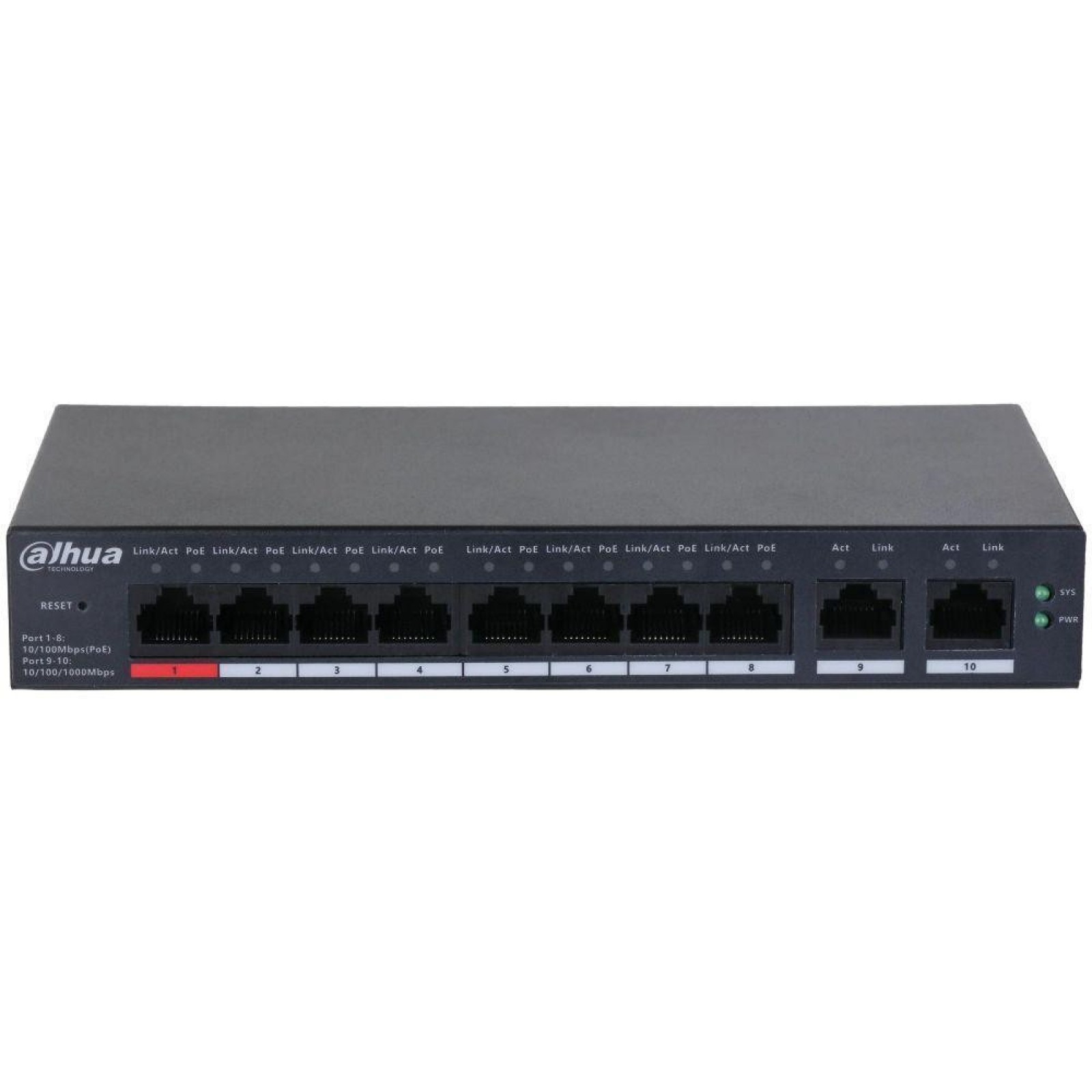 Коммутатор Dahua DH-CS4010-8ET-110