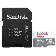 Карта пам\'яті SanDisk 64GB microSD class 10 Ultra Light (SDSQUNR-064G-GN3MA)