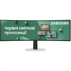 Монітор Samsung 48.7`Odyssey OLED G9 G93SC HDMI, DP, USB, MM, OLED, 5120x1440, 32:9, 240Hz, 0.3ms, C