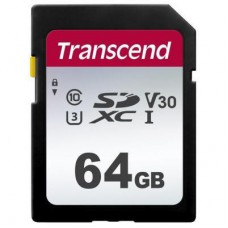 Карта пам\'яті Transcend 64GB SDXC class 10 UHS-I U1 V10 (TS64GSDC300S)