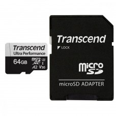 Карта пам\'яті Transcend 64GB microSDXC class 10 UHS-I U3 A2 (TS64GUSD340S)