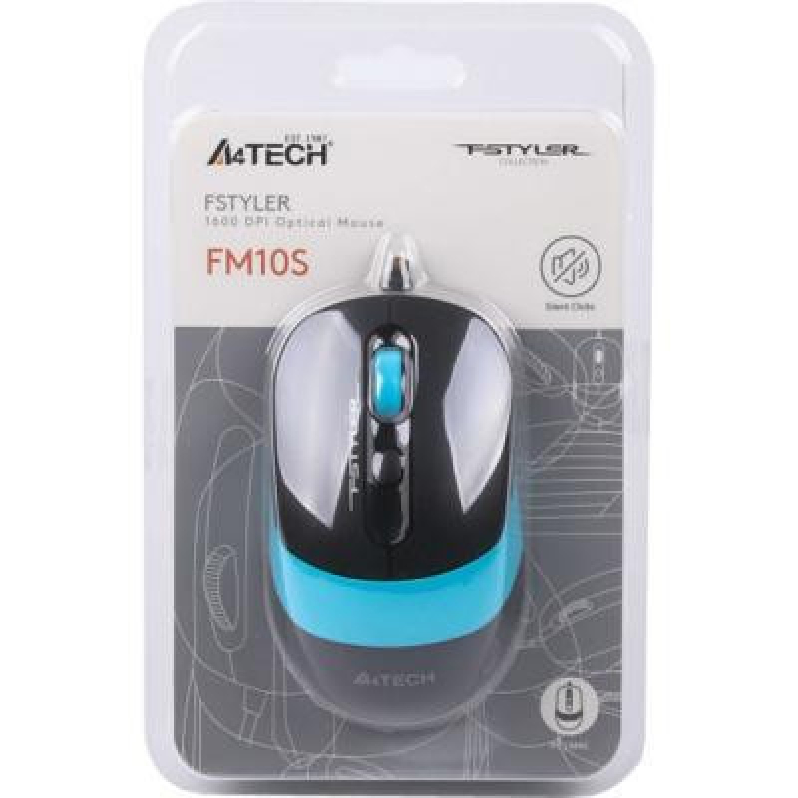 Мишка A4Tech FM10S Blue