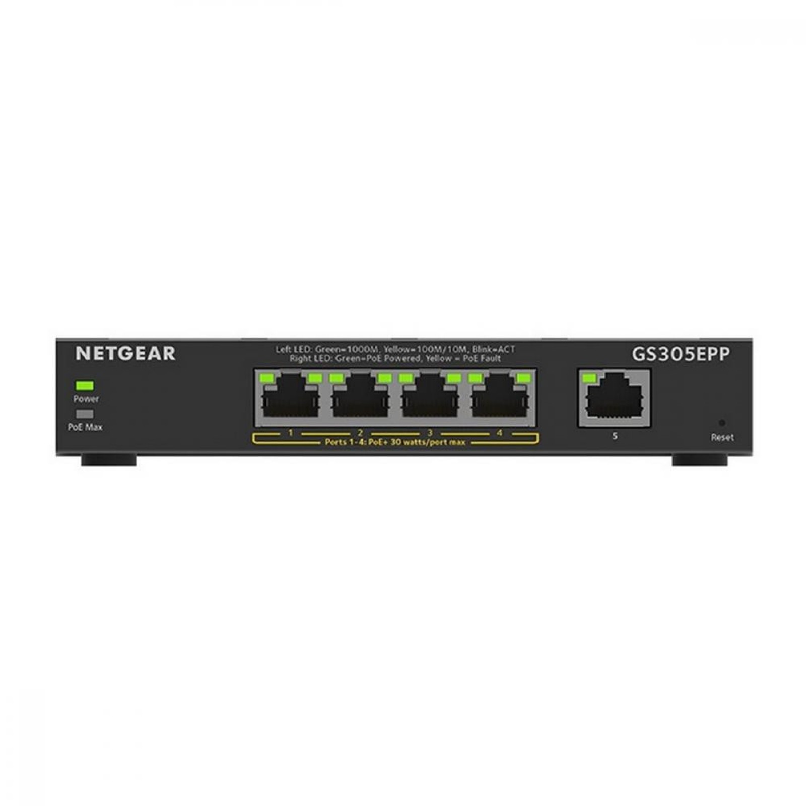 Комутатор мережевий Netgear GS305EPP-100PES