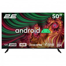 Телевізор 50` 2E LED 4K 60Hz Smart Google TV Black