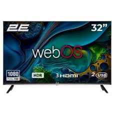 Телевізор 32` 2E LED FHD 60Hz Smart WebOS Black