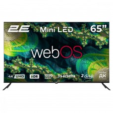 Телевізор 65` 2E MiniLED 4K 60Hz Smart WebOS Black