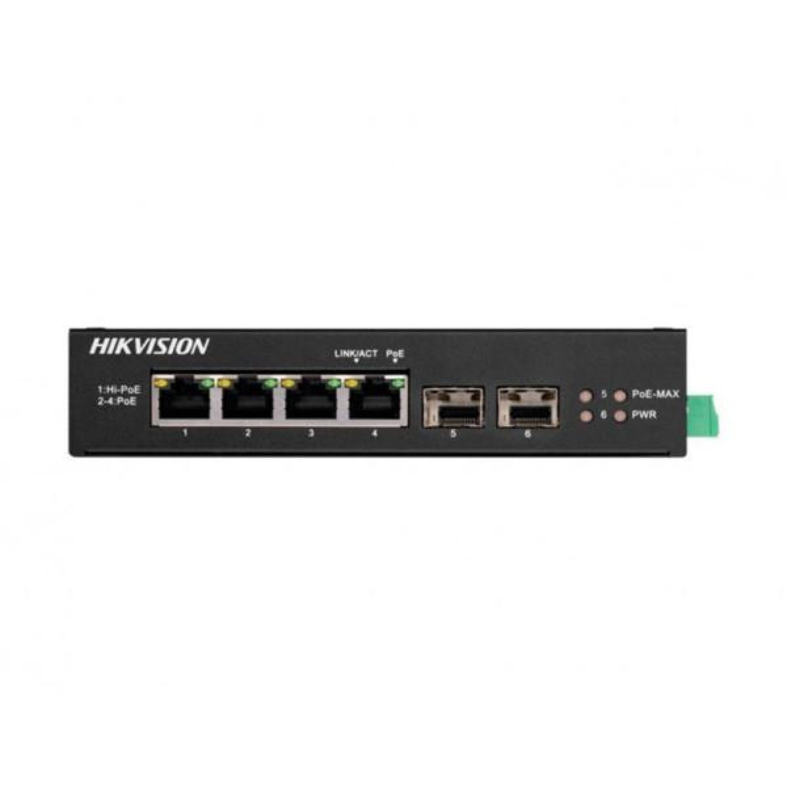 Комутатор мережевий Hikvision DS-3T0506HP-E/HS