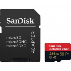 Карта пам\'яті SanDisk 256 GB microSDXC UHS-I U3 Extreme Pro+SD Adapter (SDSQXCD-256G-GN6MA)