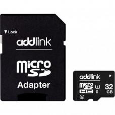 Карта пам\'яті AddLink 32GB microSDHC class 10 UHS-I U1 (ad32GBMSH310A)