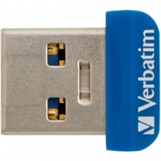 USB флеш накопичувач Verbatim 64GB Store \'n\' Stay NANO Blue USB 3.2 (98711)