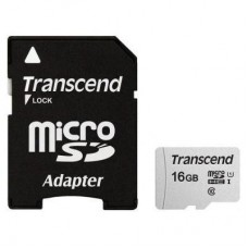 Карта пам\'яті Transcend 16GB microSDHC class 10 UHS-I U1 (TS16GUSD300S-A)